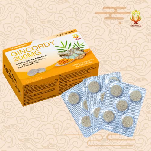 Viên ngậm gừng Gincordy 200mg (dạng vỉ) - Hình 1