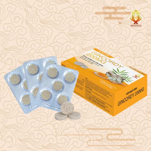 Viên ngậm gừng Gincordy 200mg (dạng vỉ) - Hình 2