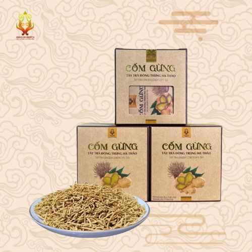 Cốm gừng Tây Trà Đông Trùng Hạ Thảo HLB (10 gói) - Hình 4