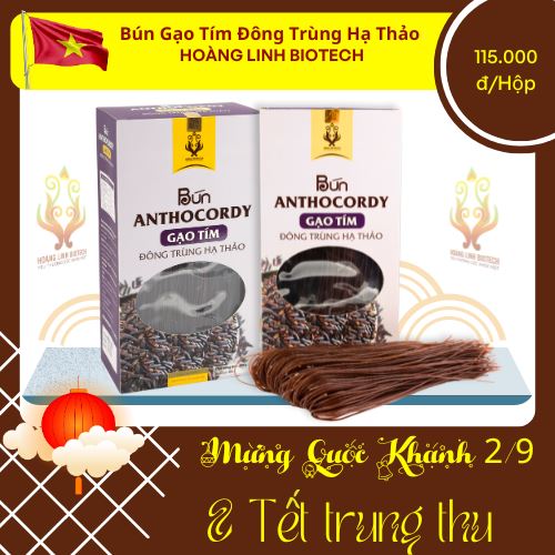 Bún Gạo Tím Đông Trùng Hạ Thảo