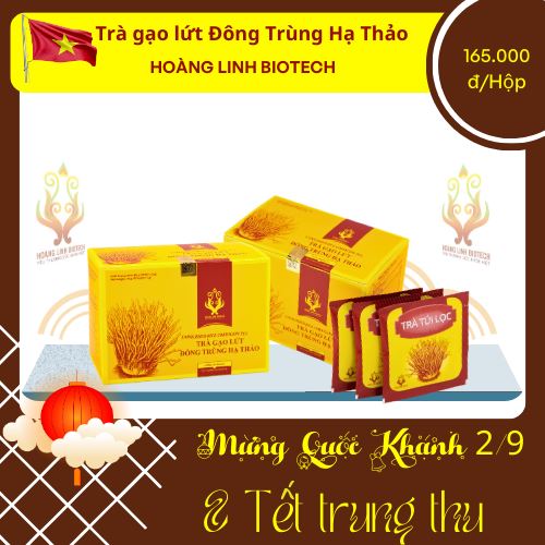 Trà Gạo Lứt Đông Trùng Hạ Thảo HLB (20 gói)